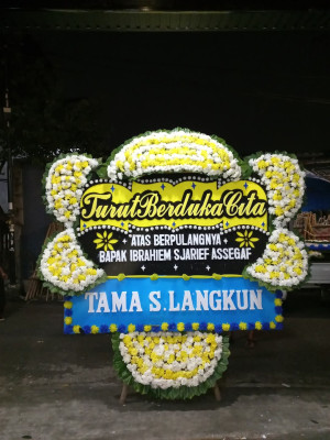Papan Bunga Duka di Rajagaluh